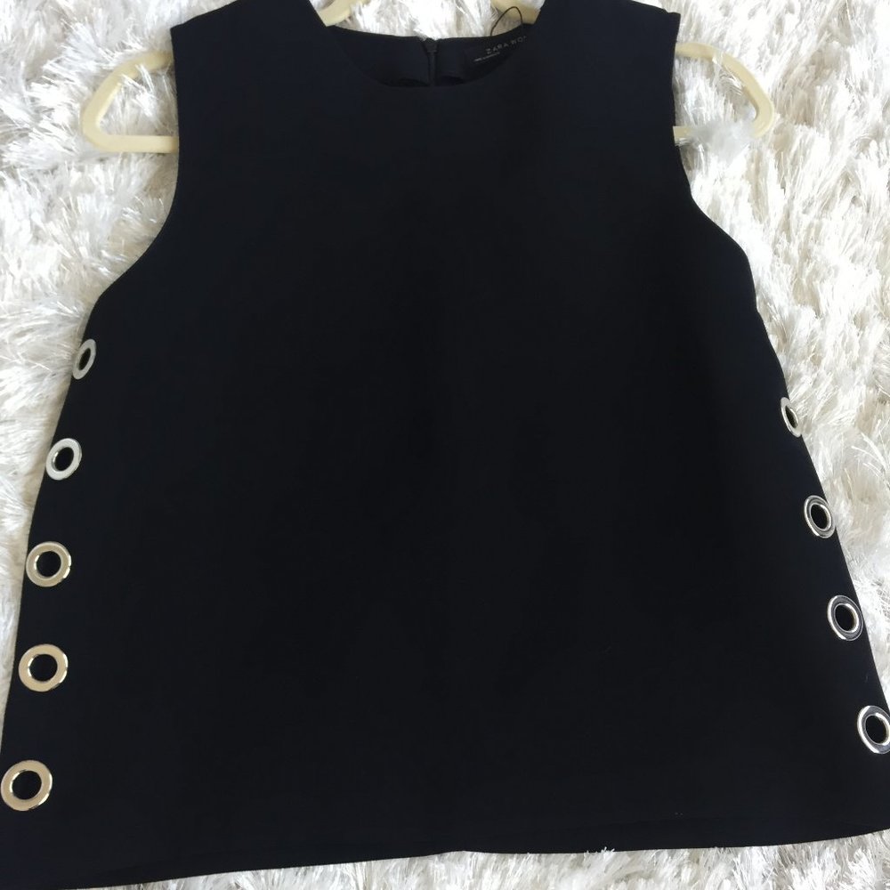 Zara Top with cut outs on side